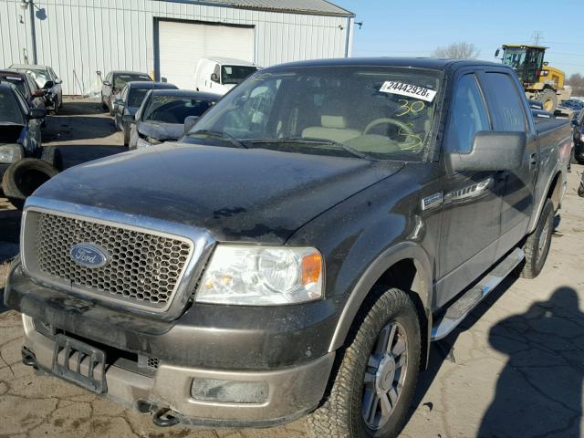 1FTPW14595FA80590 - 2005 FORD F150 SUPER BROWN photo 2