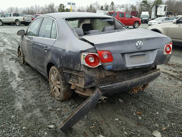 3VWRF71K86M837659 - 2006 VOLKSWAGEN JETTA 2.5 GRAY photo 3