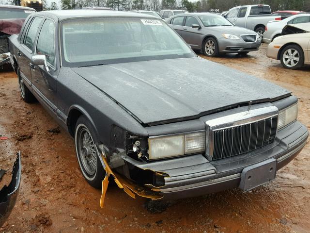 1LNCM82W0MY718362 - 1991 LINCOLN TOWN CAR S GRAY photo 1