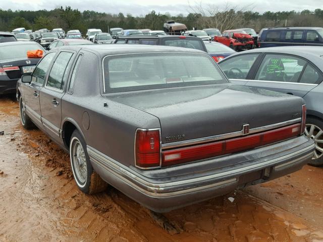 1LNCM82W0MY718362 - 1991 LINCOLN TOWN CAR S GRAY photo 3