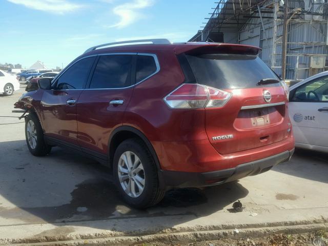 5N1AT2MT1EC787909 - 2014 NISSAN ROGUE S RED photo 3