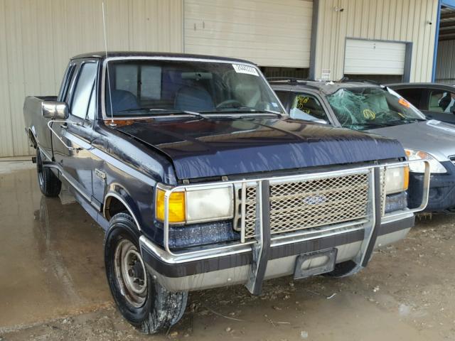 1FTHX25M8KKB15300 - 1989 FORD F250 BLUE photo 1