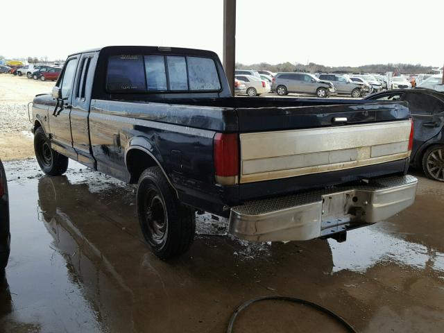 1FTHX25M8KKB15300 - 1989 FORD F250 BLUE photo 3