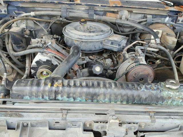 1FTHX25M8KKB15300 - 1989 FORD F250 BLUE photo 7