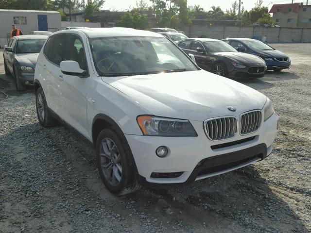 5UXWX7C59CL889274 - 2012 BMW X3 XDRIVE3 WHITE photo 1