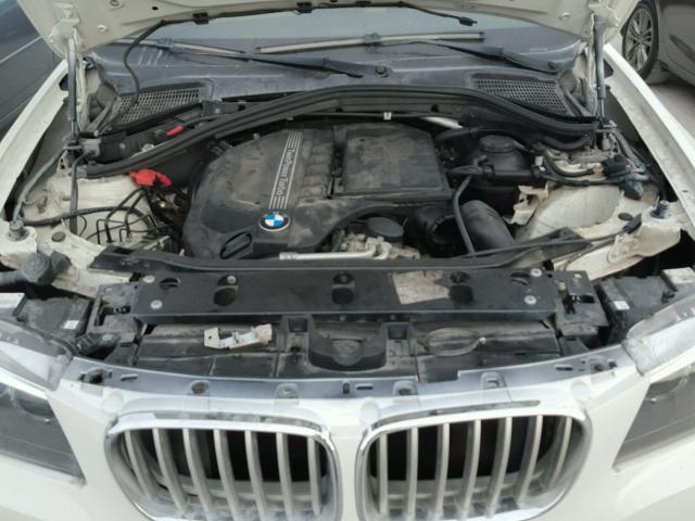 5UXWX7C59CL889274 - 2012 BMW X3 XDRIVE3 WHITE photo 7