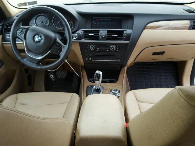 5UXWX7C59CL889274 - 2012 BMW X3 XDRIVE3 WHITE photo 9