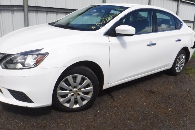 3N1AB7AP6HY283804 - 2017 NISSAN SENTRA S WHITE photo 1