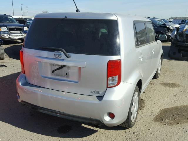 JTLZE4FE1DJ038134 - 2013 TOYOTA SCION XB SILVER photo 4