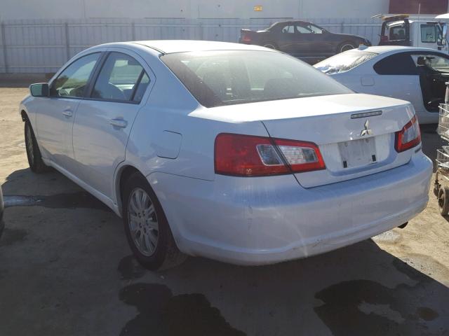 4A32B2FFXBE011827 - 2011 MITSUBISHI GALANT FE WHITE photo 3