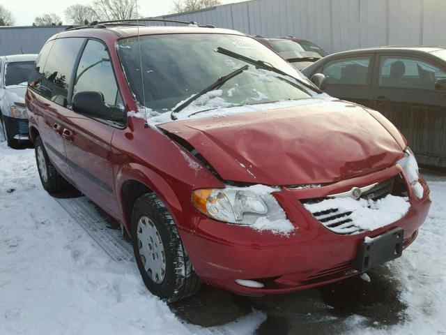 1C4GJ45353B170448 - 2003 CHRYSLER VOYAGER LX RED photo 1