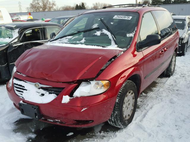 1C4GJ45353B170448 - 2003 CHRYSLER VOYAGER LX RED photo 2