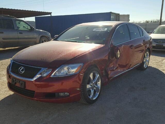 JTHBE1KS4A0050799 - 2010 LEXUS GS 350 BURGUNDY photo 2