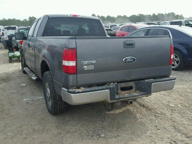 1FTPX12V48FB82710 - 2008 FORD F150 GRAY photo 3