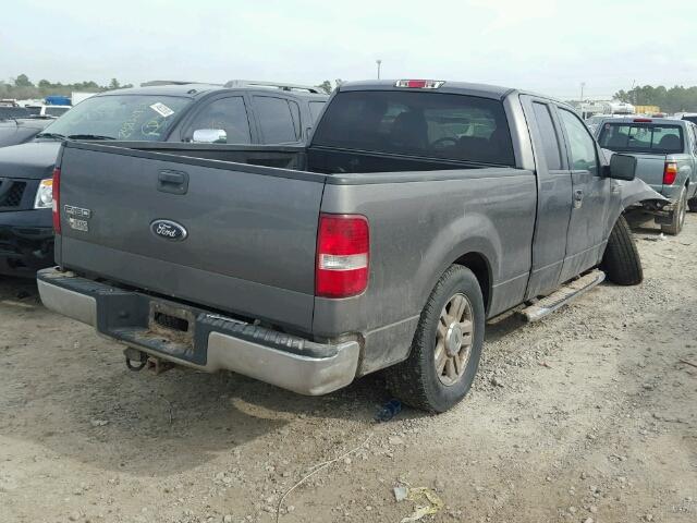 1FTPX12V48FB82710 - 2008 FORD F150 GRAY photo 4