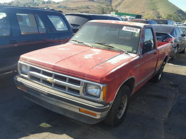 1GCCS14R5P8167472 - 1993 CHEVROLET S TRUCK S1 RED photo 2