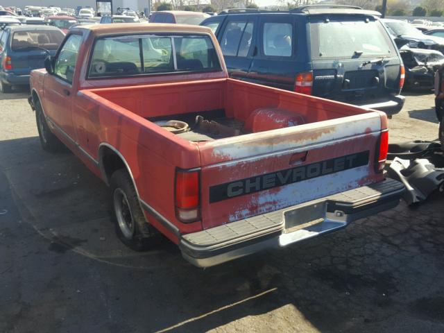 1GCCS14R5P8167472 - 1993 CHEVROLET S TRUCK S1 RED photo 3