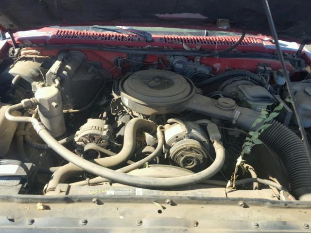 1GCCS14R5P8167472 - 1993 CHEVROLET S TRUCK S1 RED photo 7