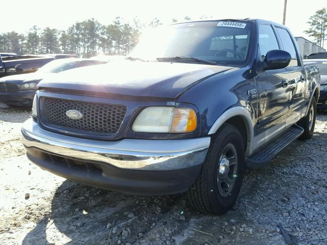 1FTRW07L52KC12874 - 2002 FORD F150 SUPER BLUE photo 2