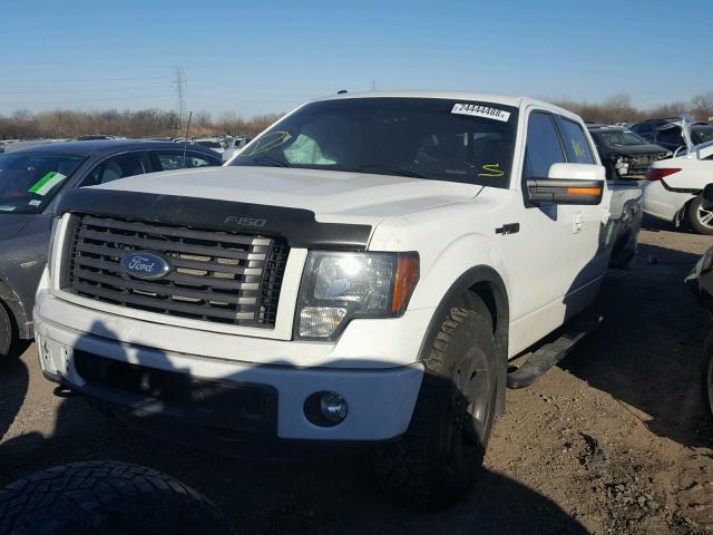 1FTFW1ET5BFC96375 - 2011 FORD F150 SUPER WHITE photo 2