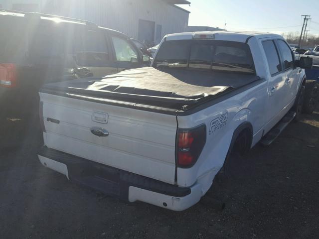 1FTFW1ET5BFC96375 - 2011 FORD F150 SUPER WHITE photo 4