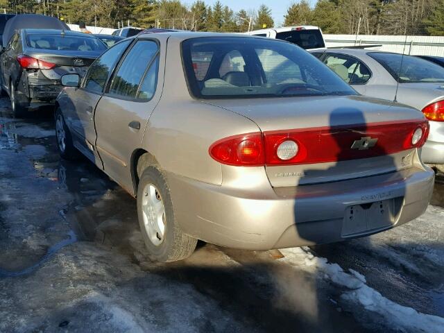 1G1JC52F547203093 - 2004 CHEVROLET CAVALIER GOLD photo 3