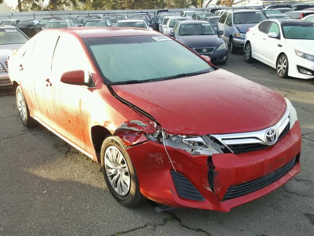 4T4BF1FK2CR234175 - 2012 TOYOTA CAMRY BASE RED photo 1