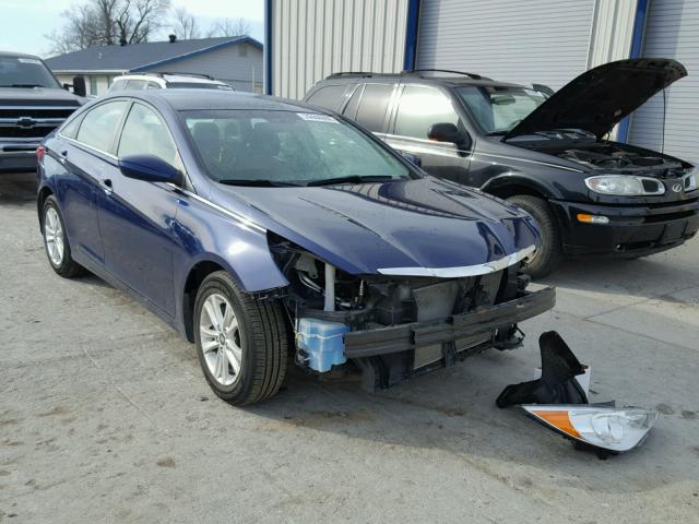 5NPEB4AC1BH021865 - 2011 HYUNDAI SONATA GLS BLUE photo 1