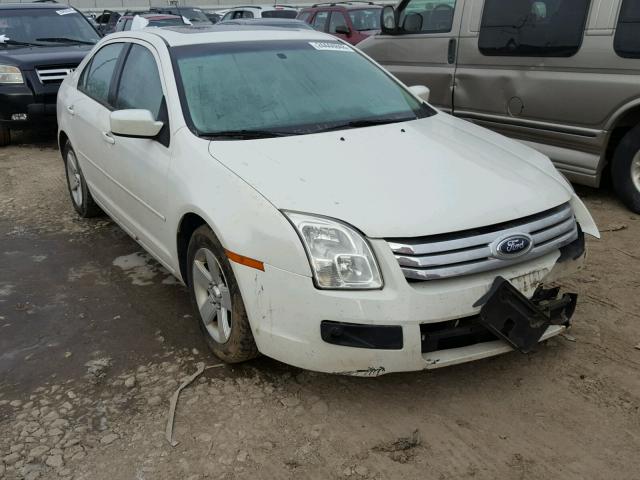 3FAHP07Z08R102189 - 2008 FORD FUSION SE WHITE photo 1