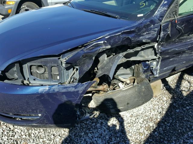 2G1WT58KX79177247 - 2007 CHEVROLET IMPALA LT BLUE photo 10