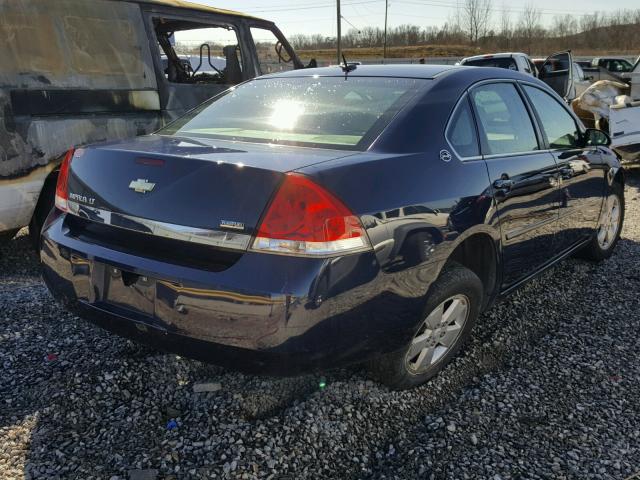 2G1WT58KX79177247 - 2007 CHEVROLET IMPALA LT BLUE photo 4