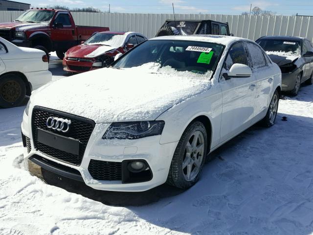 WAULF78K79N024464 - 2009 AUDI A4 2.0T QU WHITE photo 2