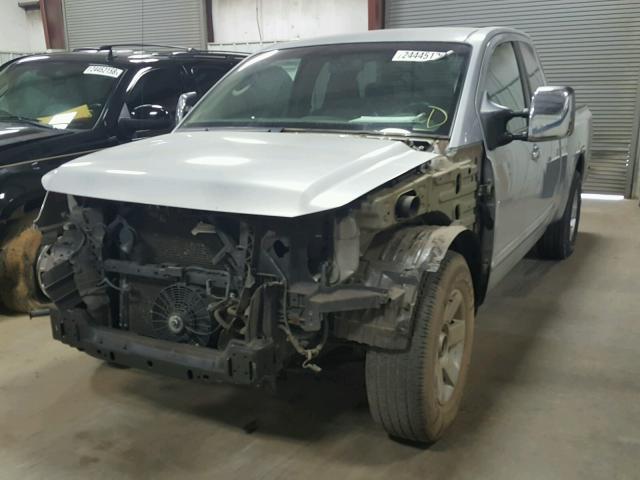 1N6AA06A54N551435 - 2004 NISSAN TITAN XE SILVER photo 2