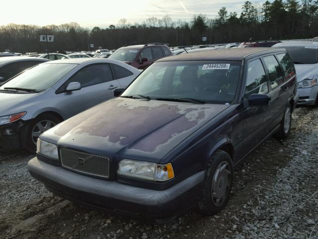 YV1LW5545T2260403 - 1996 VOLVO 850 BASE BLUE photo 2