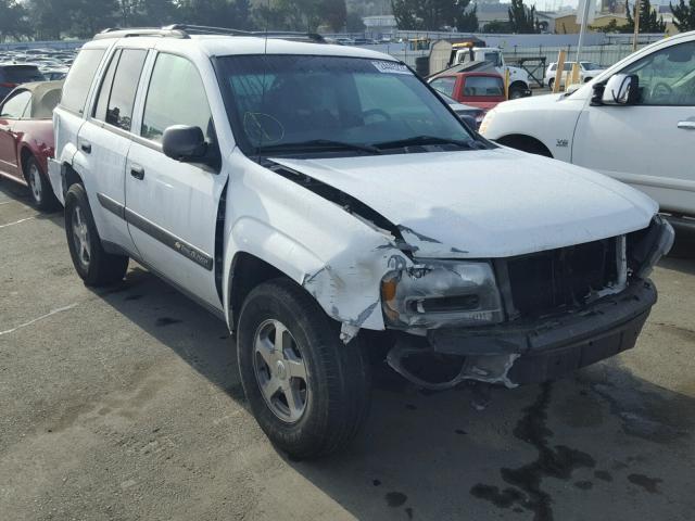 1GNDT13S942127553 - 2004 CHEVROLET TRAILBLAZE WHITE photo 1