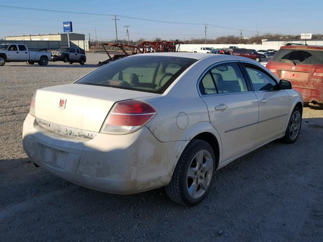 1G8ZS57N78F248006 - 2008 SATURN AURA XE WHITE photo 4