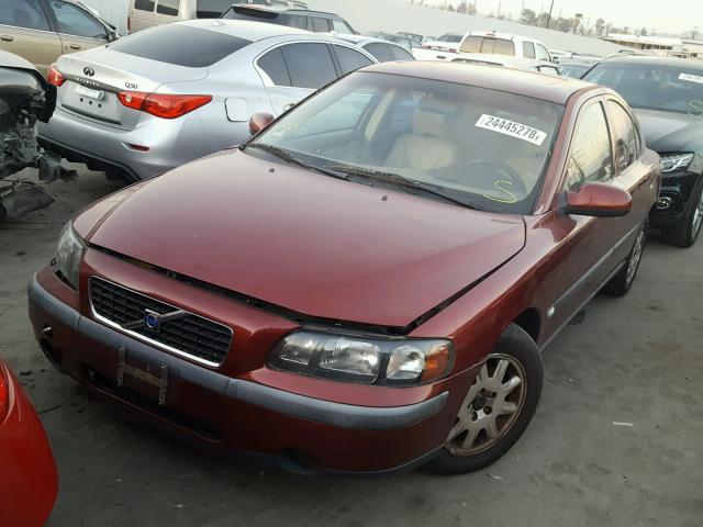 YV1RS61RX12035162 - 2001 VOLVO S60 MAROON photo 2