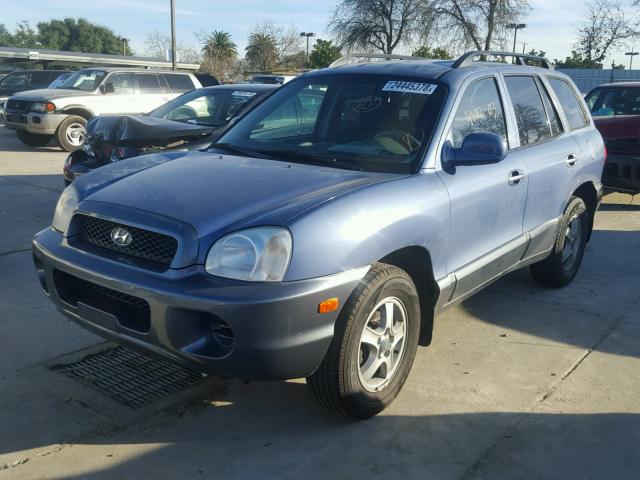 KM8SB12B93U384926 - 2003 HYUNDAI SANTA FE G BLUE photo 2