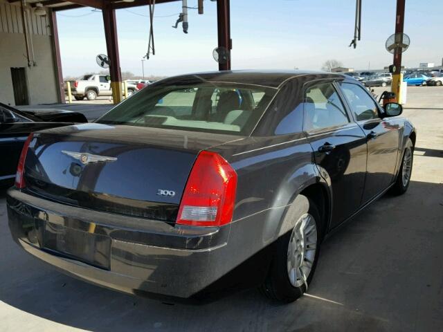 2C3KA43R87H849407 - 2007 CHRYSLER 300 BLACK photo 4