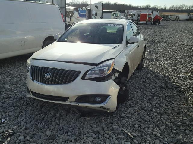 2G4GN5EX6E9304090 - 2014 BUICK REGAL PREM CREAM photo 2