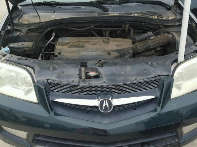 2HNYD186X1H533258 - 2001 ACURA MDX TOURIN GREEN photo 7