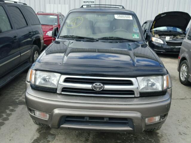 JT3HN87R8Y0262811 - 2000 TOYOTA 4RUNNER LI BLACK photo 9