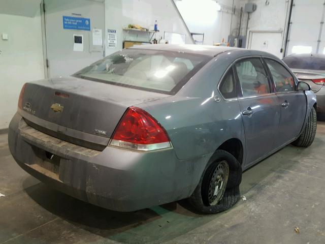 2G1WB58K389184643 - 2008 CHEVROLET IMPALA LS GRAY photo 4