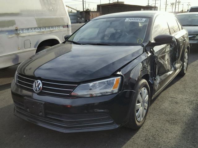 3VW2K7AJ2FM423099 - 2015 VOLKSWAGEN JETTA BASE 黑色 照片 2