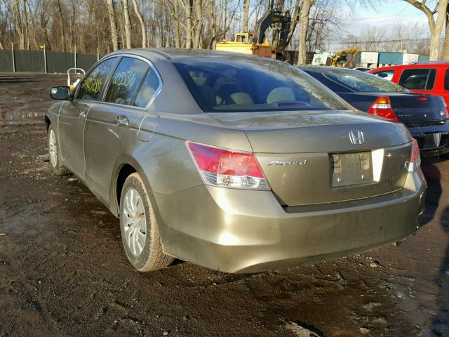 1HGCP26359A175309 - 2009 HONDA ACCORD LX GRAY photo 3