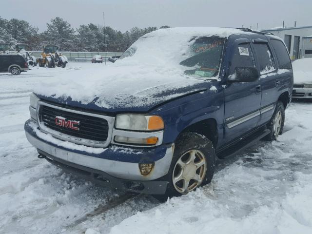 1GKEK13TX1J168787 - 2001 GMC YUKON BLUE photo 2