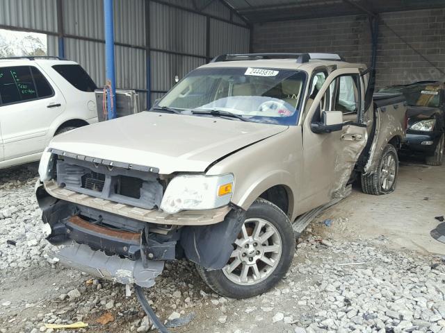 1FMEU33K07UA12673 - 2007 FORD EXPLORER S GOLD photo 2