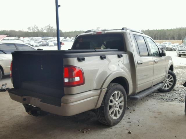 1FMEU33K07UA12673 - 2007 FORD EXPLORER S GOLD photo 4