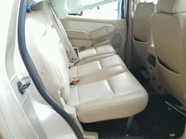 1FMEU33K07UA12673 - 2007 FORD EXPLORER S GOLD photo 6