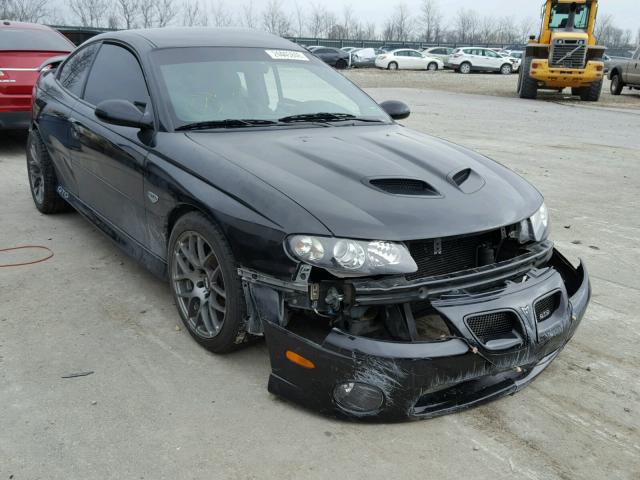 6G2VX12U26L512350 - 2006 PONTIAC GTO BLACK photo 1